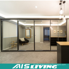 Modern Sliding Door Melamine Walk in Wardrobe Closet (AIS-W025)